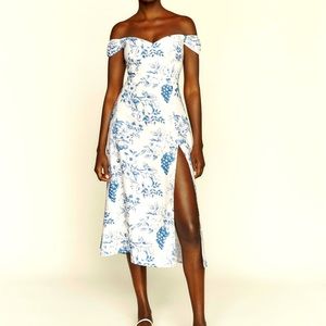 NWT Reformation Bridgton Linen Dress Sz 10